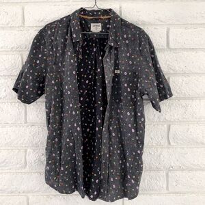 Captain Fin Flower Grey Button Up Shirt